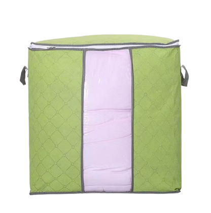 Safe Haven & CO Large Foldable Storage Bag with Handles – Transparent Front Window