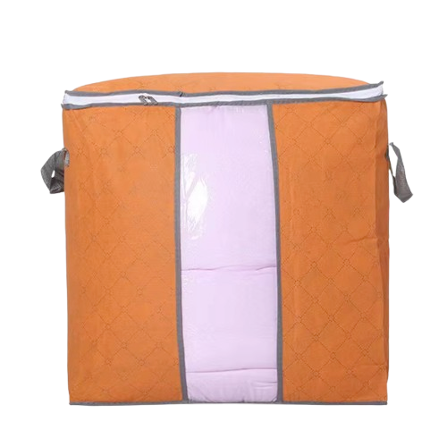 Safe Haven & CO Large Foldable Storage Bag with Handles – Transparent Front Window