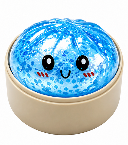 2-Pack Mini Glitter Squishy Dumpling Blind Box Stress Relief Toy – Quick-Rebound Sensory Squeeze Ball