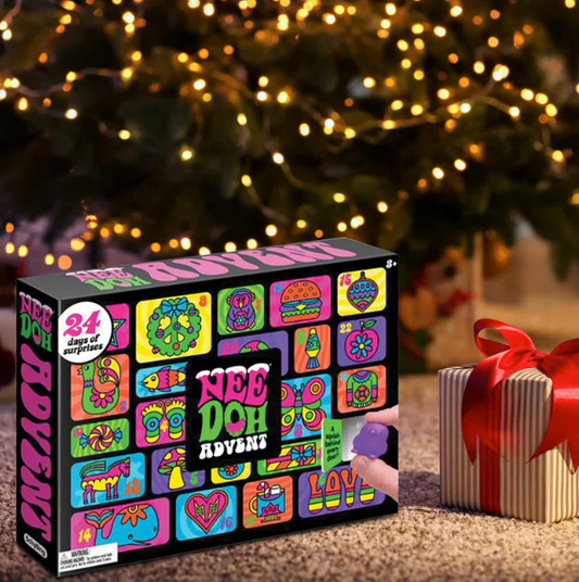 NeeDoh Advent Calendar – 24-Piece Blind Box Squishy Fidget Toy Set for Stress Relief