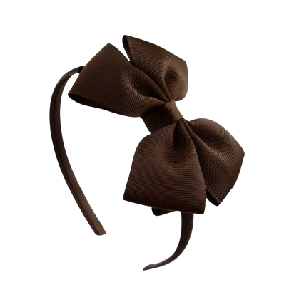 Safe Haven & CO Kids Fabric Bow Headband – Assorted Color Options, Soft Elastic Hair Band