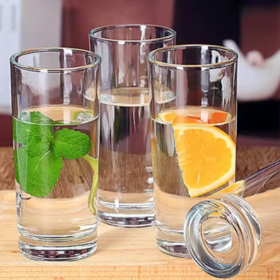 5-Piece Household Glass Water Pitcher & Tumbler Set