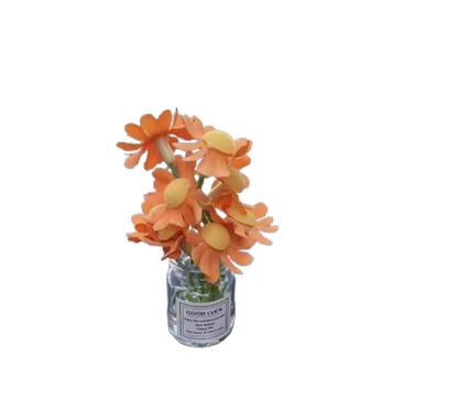 3-Pack Mini Flower Good Luck Car Decoration