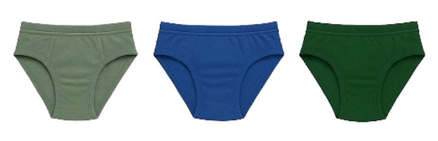 Girls Cotton Briefs – 3-Pack Assorted Colors