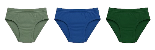 Girls Cotton Briefs – 3-Pack Assorted Colors
