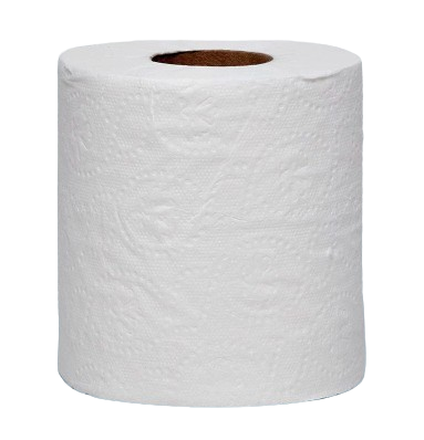 2-Ply Toilet Paper, White, 12 Pack