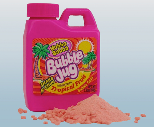 Bubble Jug Tropical Fruit Bubble Gum 1.94oz