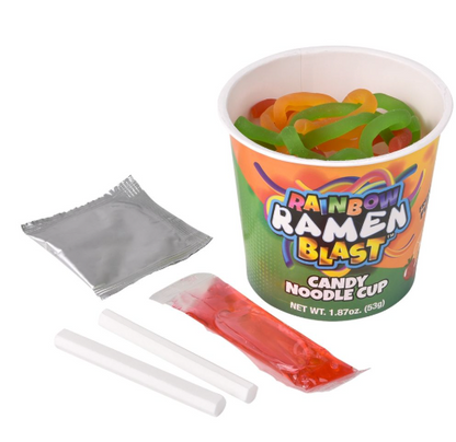 Rainbow Ramen Blast Candy Noodle Cup – 1.87 oz (53g), 2-Pack