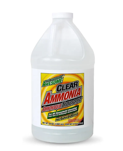 LA’s Totally Awesome Clear Ammonia Multi-Surface Cleaner, 64 oz, 2-Pack
