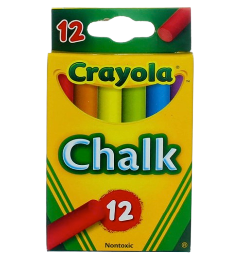 Crayola 12ct Colored Chalk Set