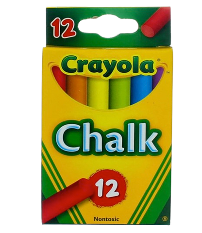 Crayola 12ct Colored Chalk Set