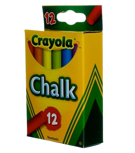 Crayola 12ct Colored Chalk Set
