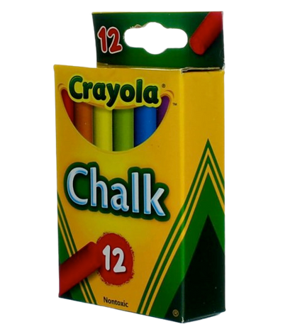 Crayola 12ct Colored Chalk Set