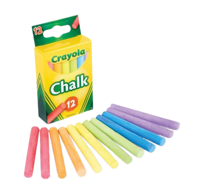 Crayola 12ct Colored Chalk Set