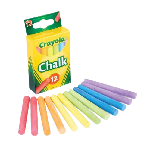 Crayola 12ct Colored Chalk Set