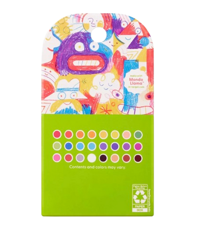 Mondo LLama Classic Crayons – 24 Count Coloring Set