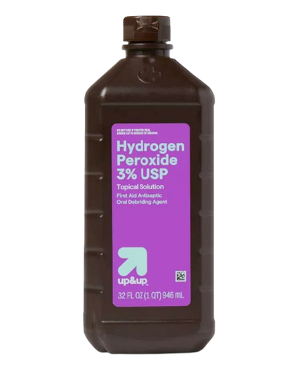 Up & Up Hydrogen Peroxide 3% USP Topical Solution – 32 fl oz (946 mL)