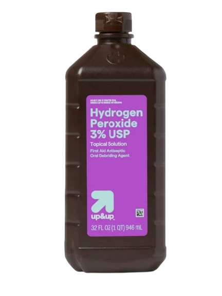 Up & Up Hydrogen Peroxide 3% USP Topical Solution – 32 fl oz (946 mL)