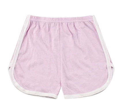 Safe Haven & CO Girls’ Cotton Summer Shorts – Soft Elastic Waist Casual Bottoms