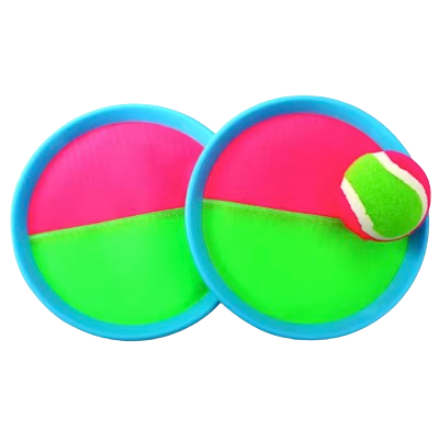 Safe Haven & CO Velcro Catch Ball Paddle Game Set – 2 Paddles & 1 Ball, Adjustable Straps