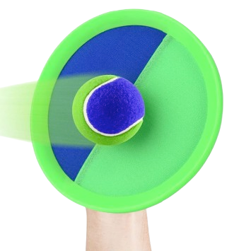Safe Haven & CO Velcro Catch Ball Paddle Game Set – 2 Paddles & 1 Ball, Adjustable Straps