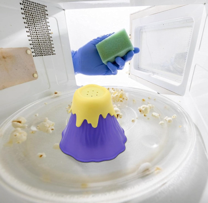 Volcano Microwave Steam Cleaner – Kitchen Degreaser Tool
