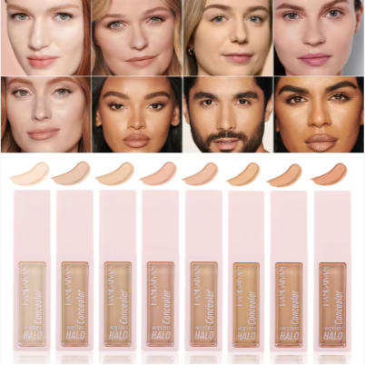 Handaiyan Halo Liquid Concealer – Full Coverage Brightening Formula (0.34 oz)