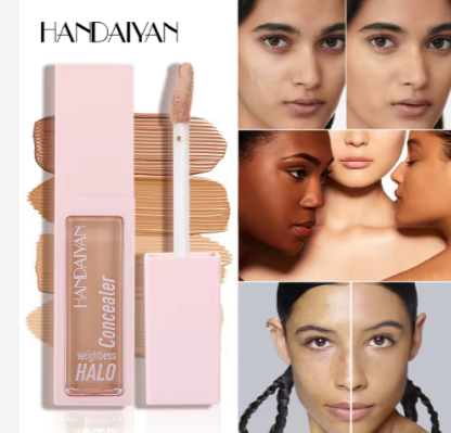 Handaiyan Halo Liquid Concealer – Full Coverage Brightening Formula (0.34 oz)