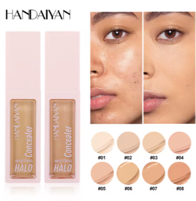 Handaiyan Halo Liquid Concealer – Full Coverage Brightening Formula (0.34 oz)