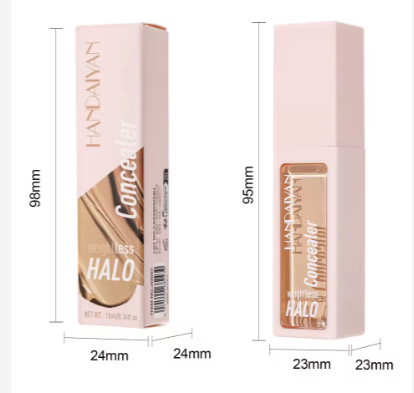 Handaiyan Halo Liquid Concealer – Full Coverage Brightening Formula (0.34 oz)