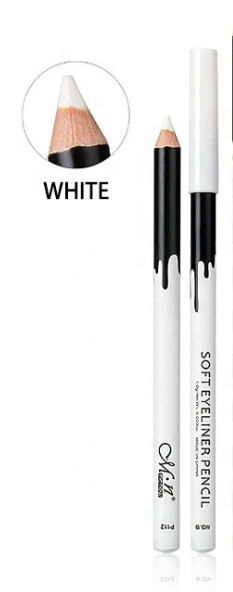 Menow Waterproof and Soft White Eyeliner Pencil