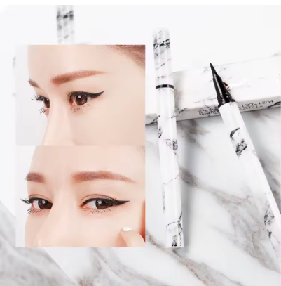Marble Pattern Waterproof Liquid Eyeliner Liquid, Black