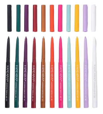 Handaiyan Neon Gel Eyeliner Pencil – Waterproof, Long-Lasting, Smooth Glide
