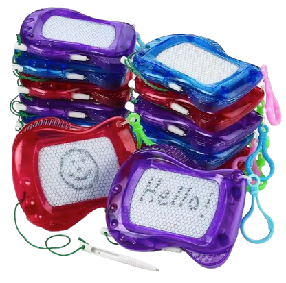 Mini Magnetic Drawing Board Keychain – Erasable Sketch Pad for Kids