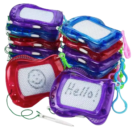 Mini Magnetic Drawing Board Keychain – Erasable Sketch Pad for Kids