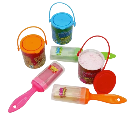 Paint Splash Lollipop with Sour Syrup Dip – 2 Pack, Assorted Flavors, 1.80 oz