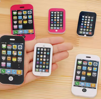 Cell Phone Shaped Erasers