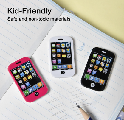 Cell Phone Shaped Erasers