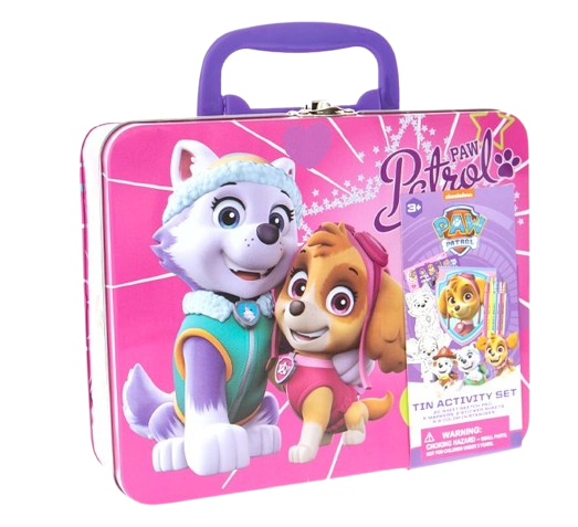 Nickelodeon Tin Activity Set for Kids – PAW Patrol