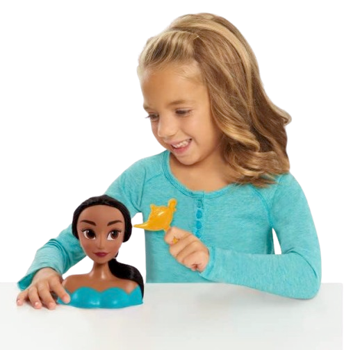 Disney Princess Jasmine Mini Styling Head – Hair Play Toy with Accessories