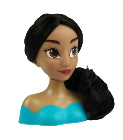 Disney Princess Jasmine Mini Styling Head – Hair Play Toy with Accessories