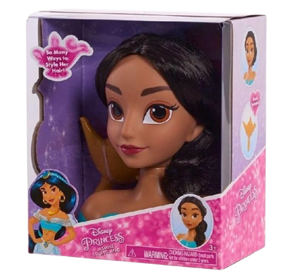 Disney Princess Jasmine Mini Styling Head – Hair Play Toy with Accessories