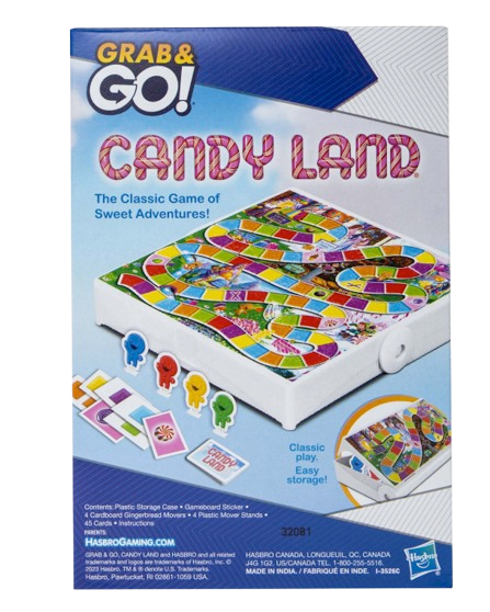 Hasbro Candy Land Grab & Go Travel Game – Sweet Adventure On the Go