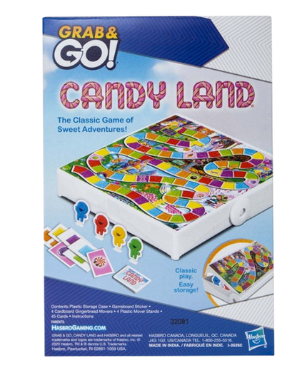 Hasbro Candy Land Grab & Go Travel Game – Sweet Adventure On the Go
