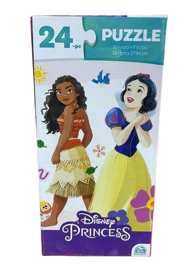 Kids 24-Piece Puzzle – Princess, Spidey, Trolls & Firebuds