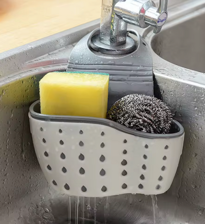 Adjustable Sink Hanging Draining Bag Organizer