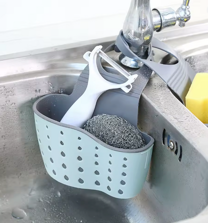 Adjustable Sink Hanging Draining Bag Organizer