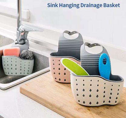 Adjustable Sink Hanging Draining Bag Organizer