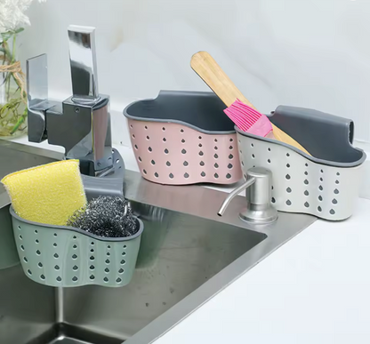 Adjustable Sink Hanging Draining Bag Organizer