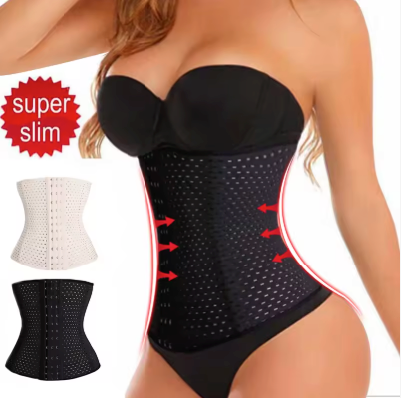 Breathable Waist Trainer Corset Belt – Slimming Workout Body Shaper